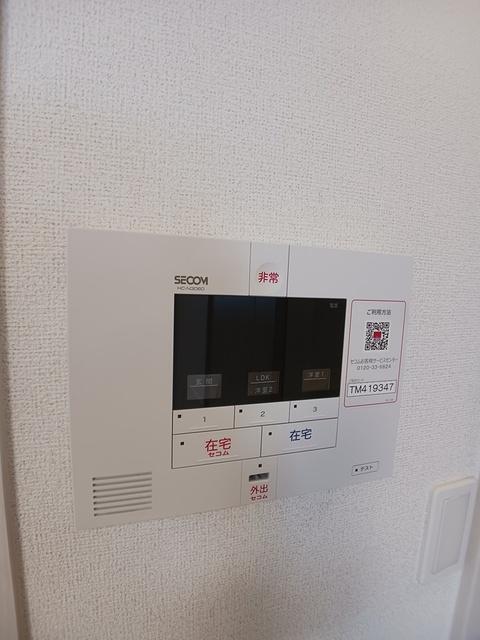 拡大写真:東近江市聖和町 1階102のセキュリティ