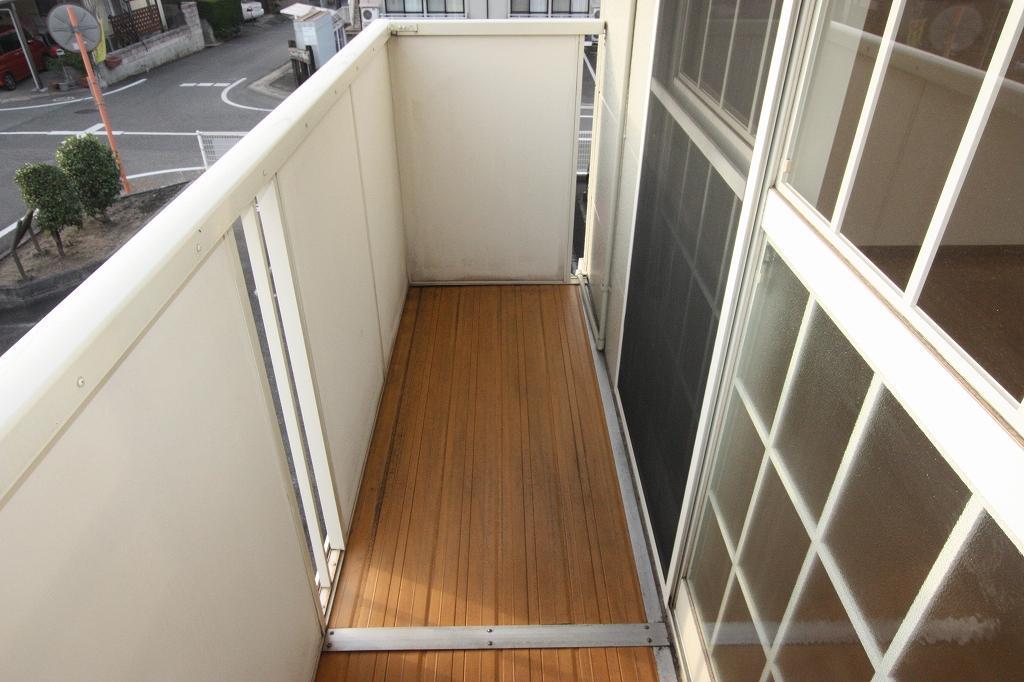 拡大写真:福山市箕島町 2階202のベランダ