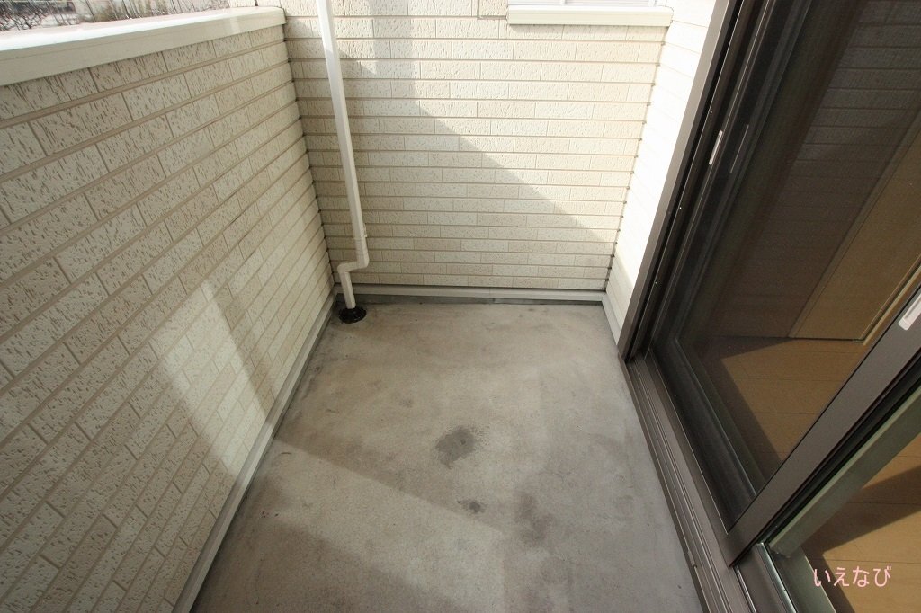 拡大写真：福山市新涯町２丁目 1階101のベランダ
