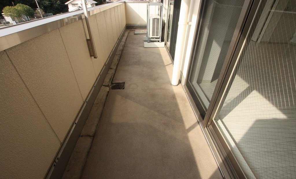 拡大写真:福山市東深津町1丁目 2階202のベランダ
