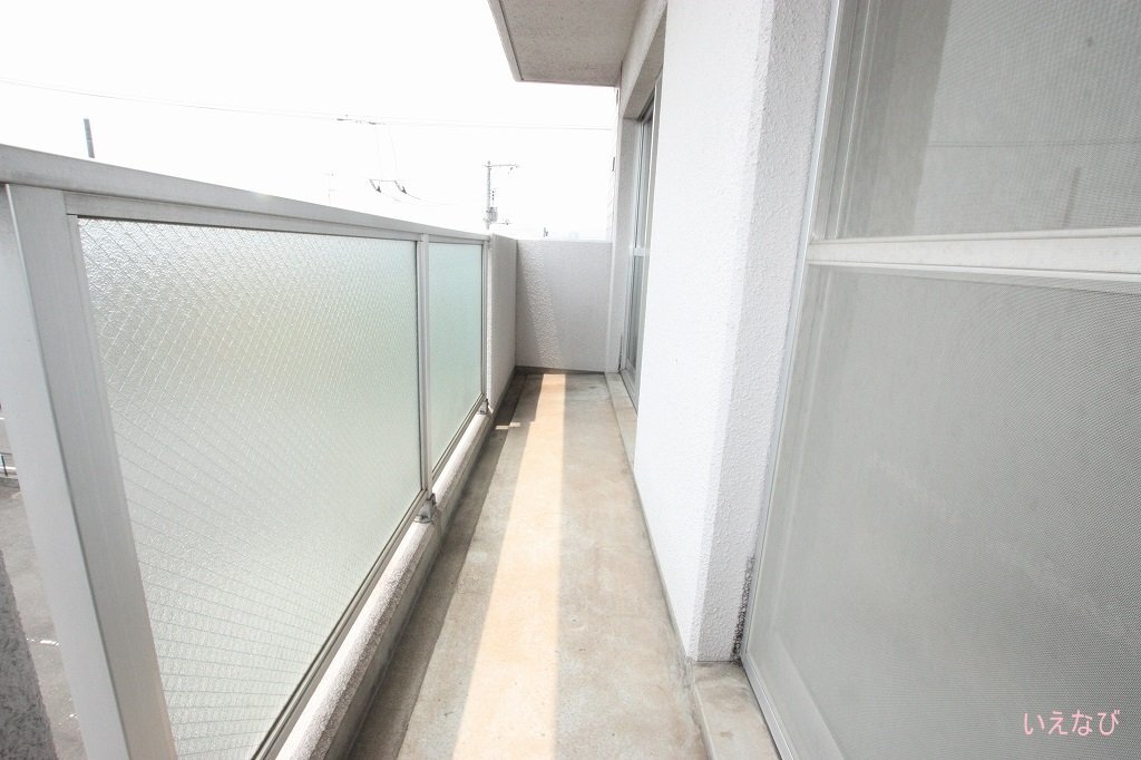 拡大写真:福山市東川口町3丁目 3階301のベランダ
