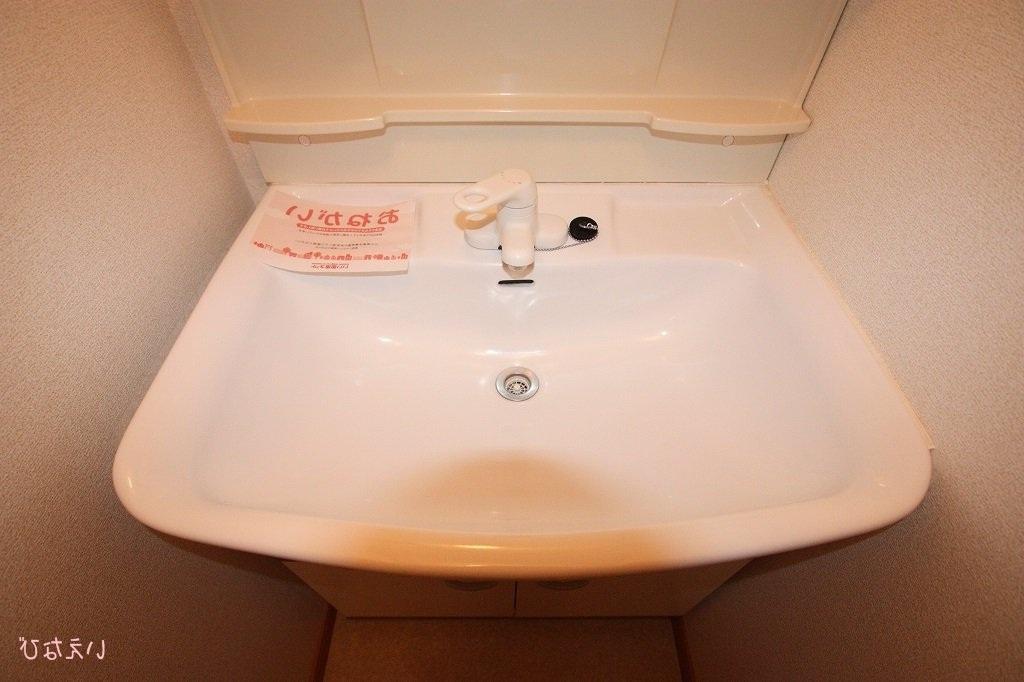 拡大写真:井原市上出部町 2階203の洗面