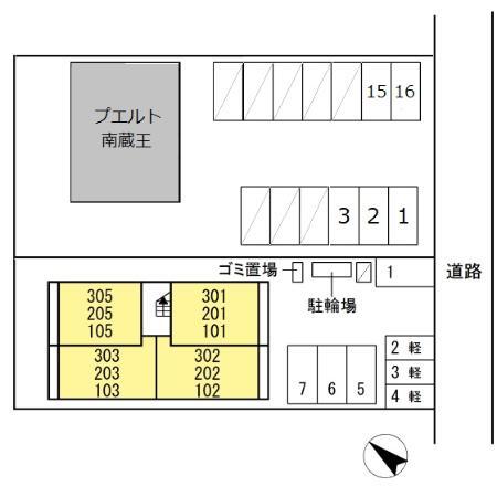拡大写真:福山市南蔵王町5丁目 1階103の共有部分
