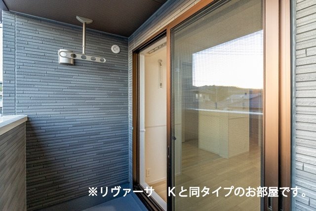 拡大写真:福山市神辺町大字新道上 2階203のベランダ