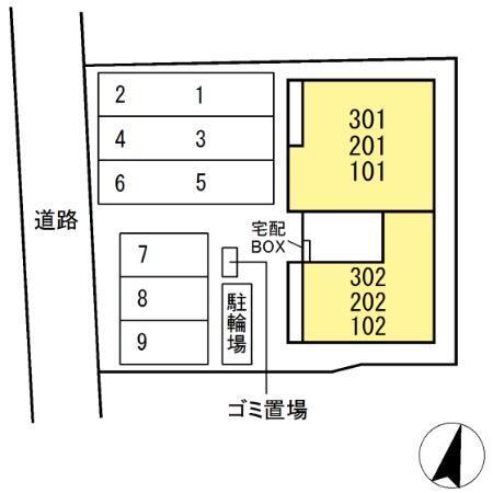拡大写真:福山市西深津町6丁目 1階101の共有部分