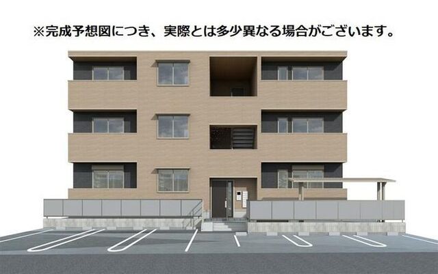拡大写真:福山市西深津町6丁目 2階201の完成予想図