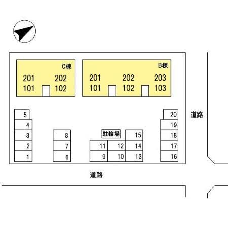 拡大写真:セジュール島田 B棟 2階203の室内設備