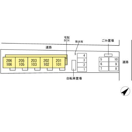 拡大写真:ディアライズ中市二丁目Ⅰ 1階105の共有部分