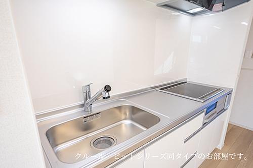 拡大写真:ウッドスプリング山根 B 2階202のキッチン