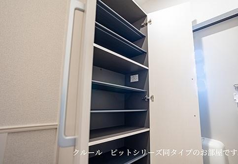 拡大写真:ウッドスプリング山根 B 2階202の下駄箱