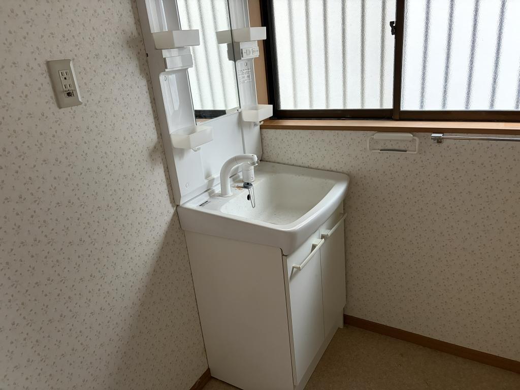 拡大写真：清水貸家 1の洗面