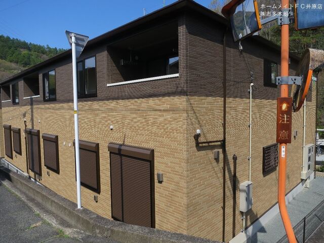 拡大写真：ＳＵＮ１６笠岡Ⅰ 1階102の外観写真（昼）