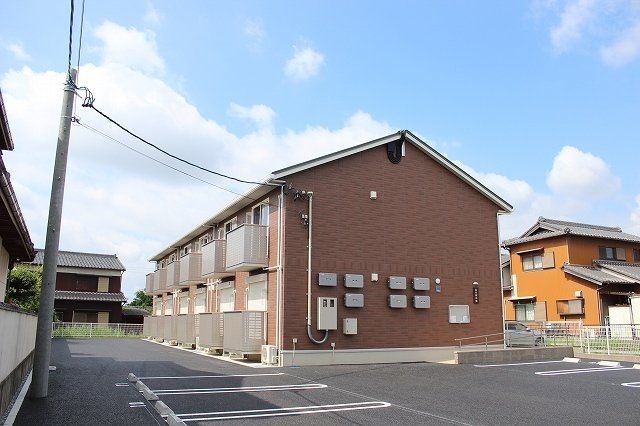 拡大写真:あま篠田荘 1階106の外観写真(昼)