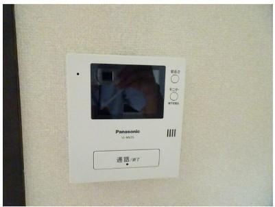 拡大写真:グリーンステージB 2階202のカメラ付インターホン