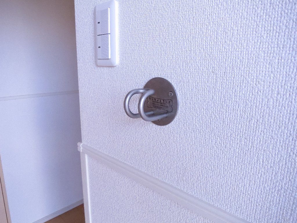 拡大写真：仙台市青葉区下愛子字月橋 1階102のリード用フック