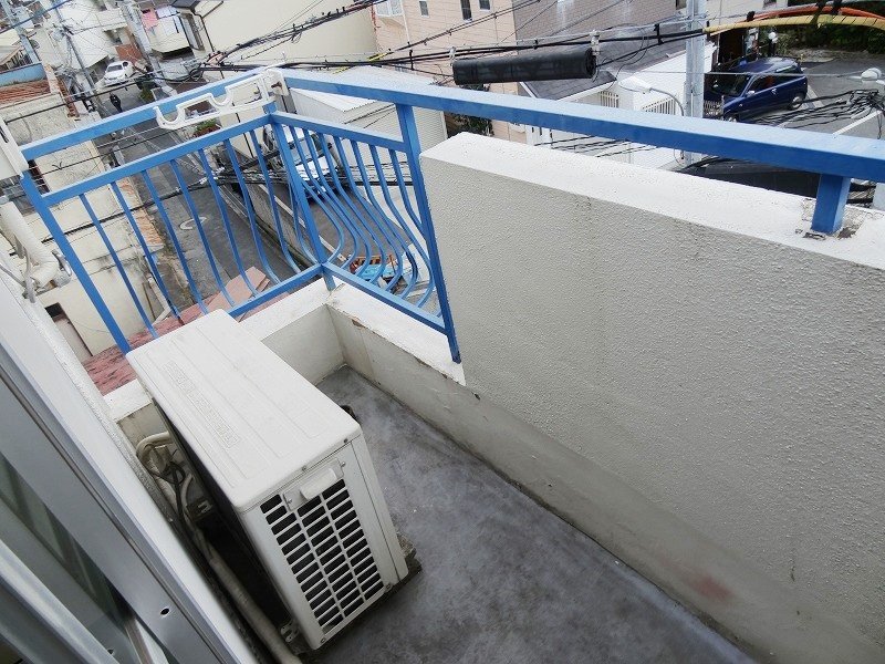 拡大写真:池田市石橋1丁目 202のベランダ