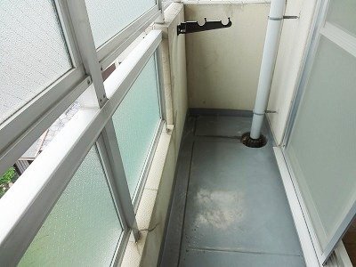 拡大写真:吹田市山田東3丁目 2階206のベランダ