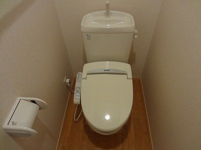 拡大写真:箕面市稲5丁目 203のシャワー付トイレ