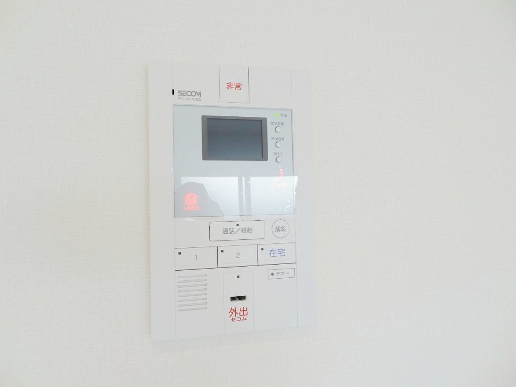 拡大写真:池田市石橋2丁目 1階105のカメラ付インターホン