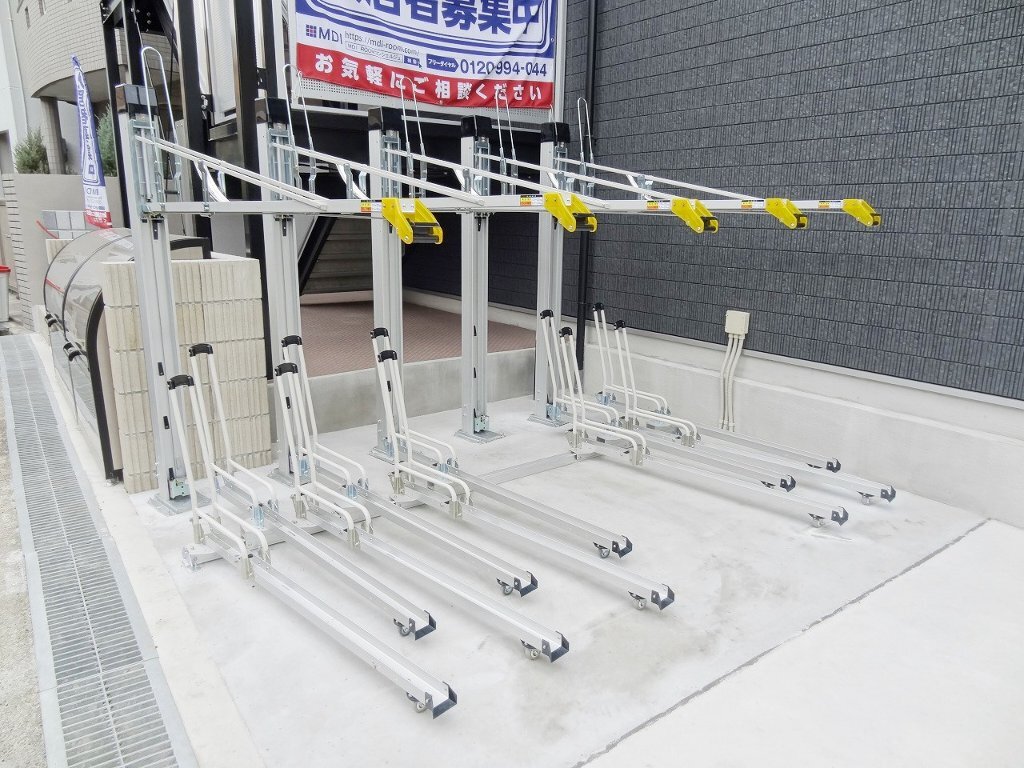 拡大写真:池田市石橋2丁目 1階105の駐輪場