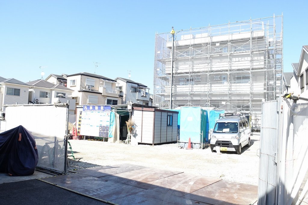 拡大写真:池田市石橋1丁目 1階103の建築中