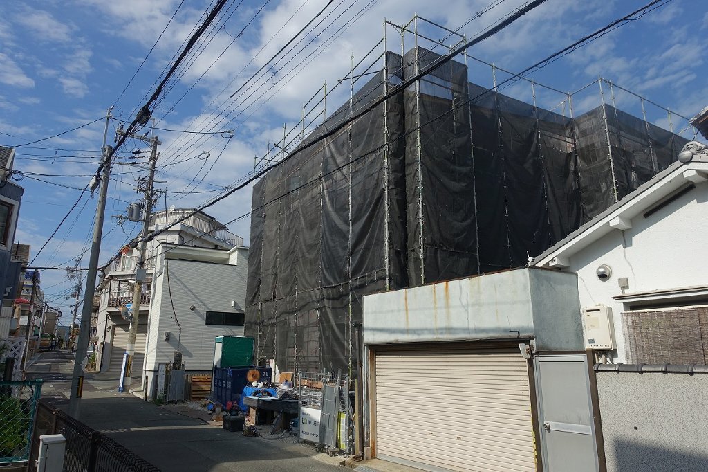 拡大写真:豊中市螢池北町1丁目 1階103の建築中
