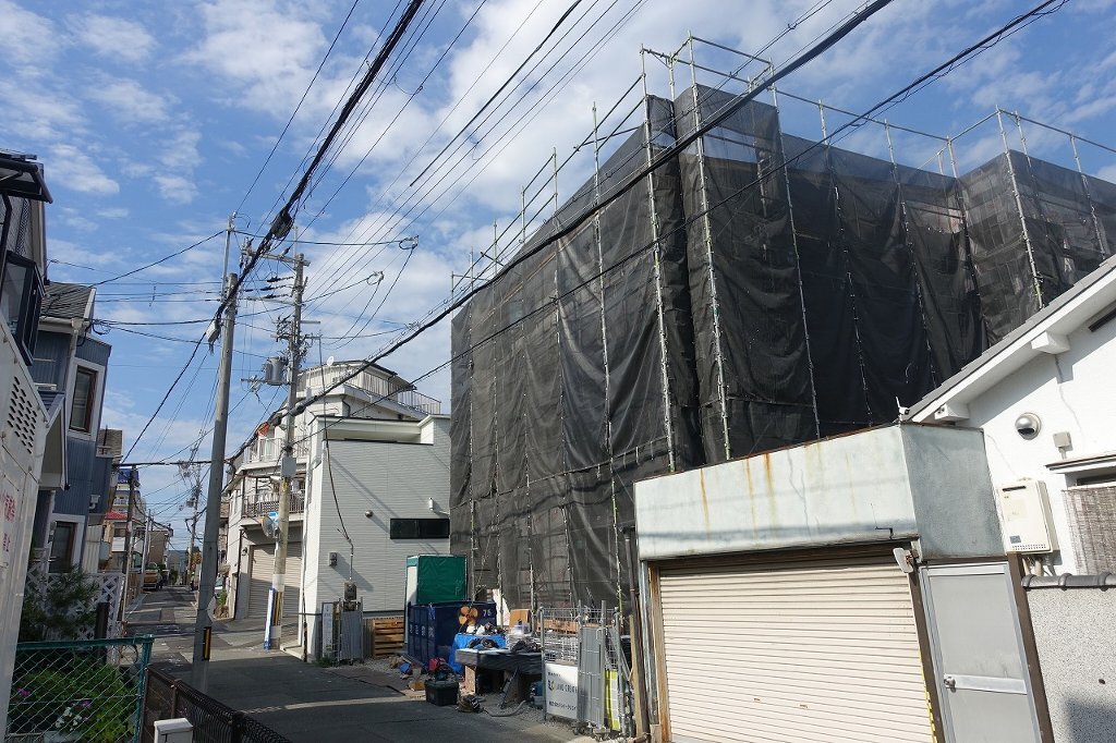 拡大写真:豊中市螢池北町1丁目 1階103の建築中