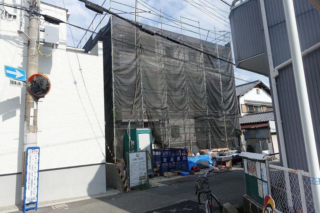 拡大写真:豊中市螢池北町1丁目 1階103の建築中