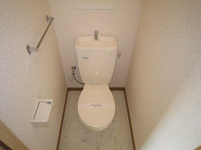 拡大写真：アクロス 2階201のトイレ