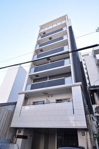 拡大写真：プランドール名駅 7階705の外観写真（昼）
