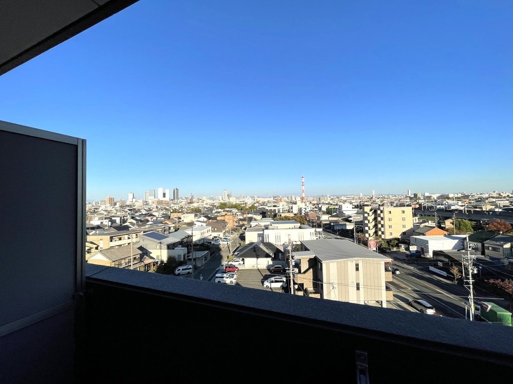 拡大写真：ブルームライフ八田駅前 8階803の眺望