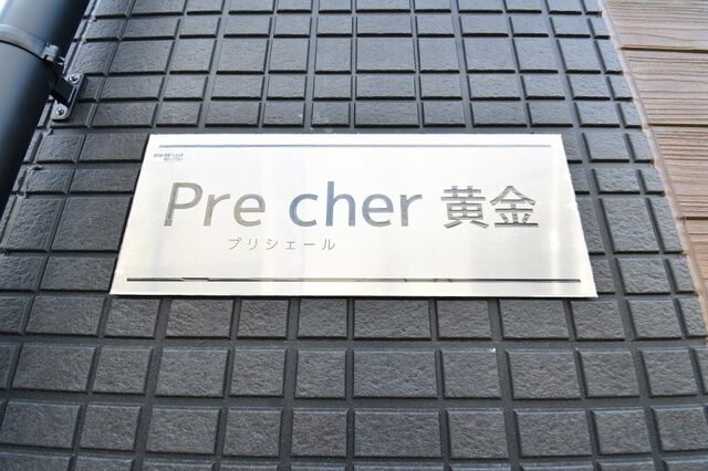 拡大写真:プリシェール黄金 3階302の外観写真(昼)