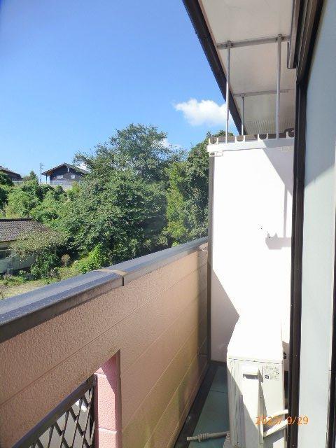 拡大写真：コーポグレイシャス 2階203のベランダ