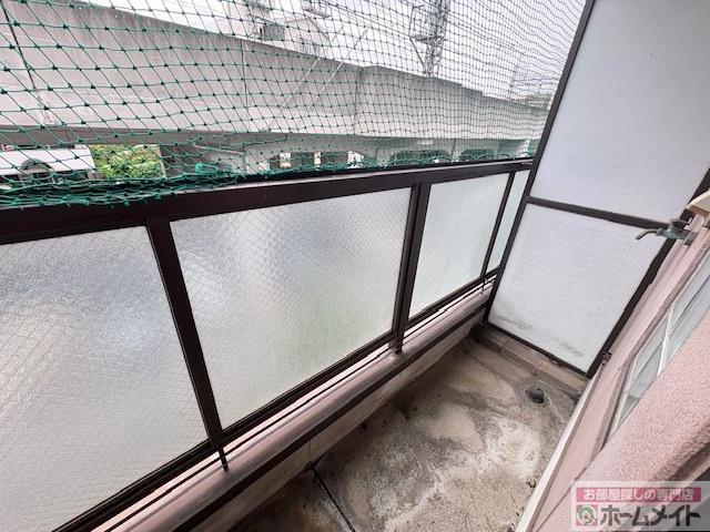 拡大写真:City Hill 3階305のベランダ