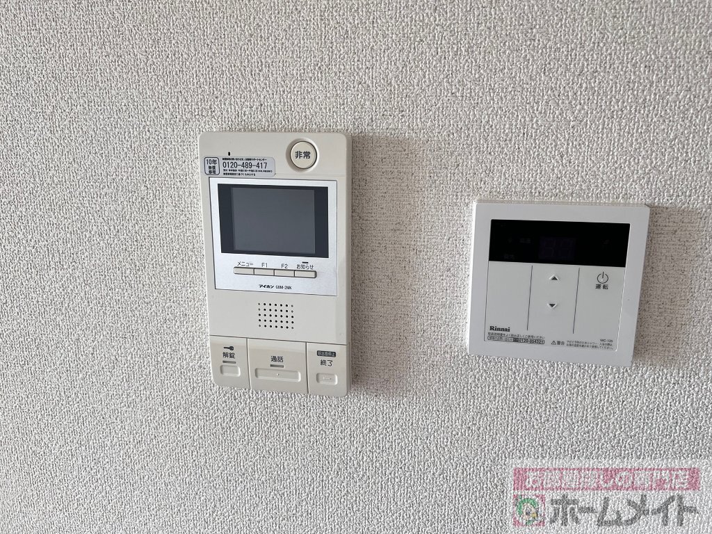 拡大写真:ルミエール花園 4階407のカメラ付インターホン