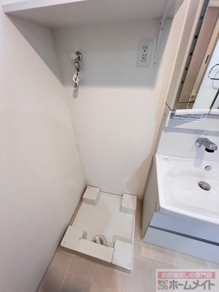 拡大写真:リヴェント難波サウス 10階1005の洗濯機置場