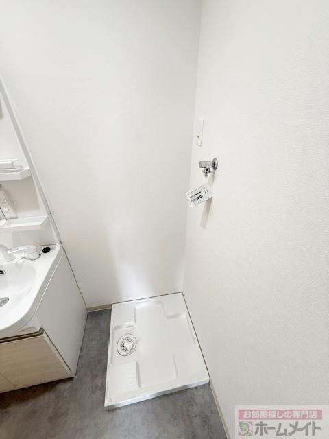 拡大写真:AIA難波南 1階104の洗濯機置場