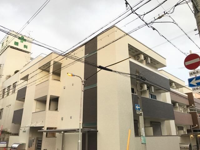 拡大写真：フジパレス西住之江Ⅴ番館 2階205の外観写真（昼）