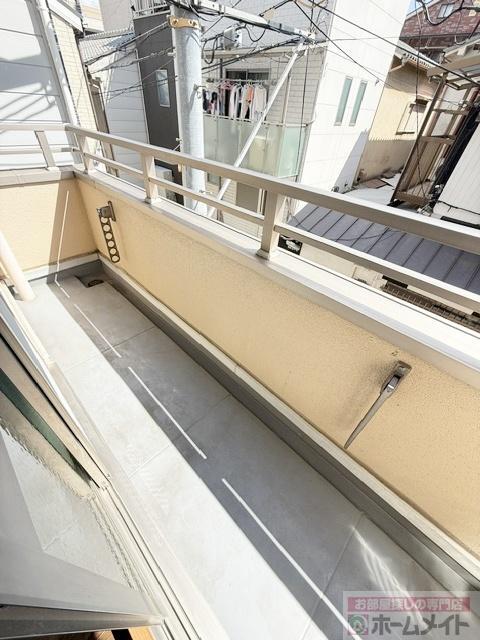 拡大写真：ツインクルヒロ 2階202のベランダ