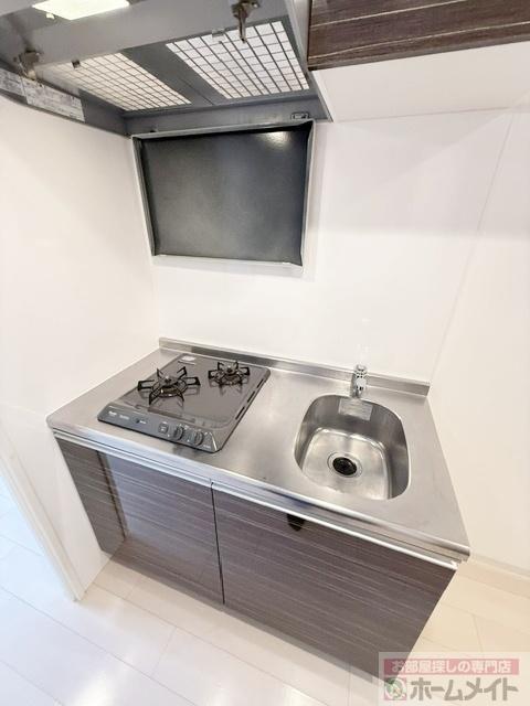 拡大写真:Luxe難波南 4階413のキッチン