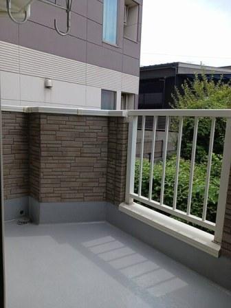 拡大写真:ラフィネ Y.M 2階205のベランダ