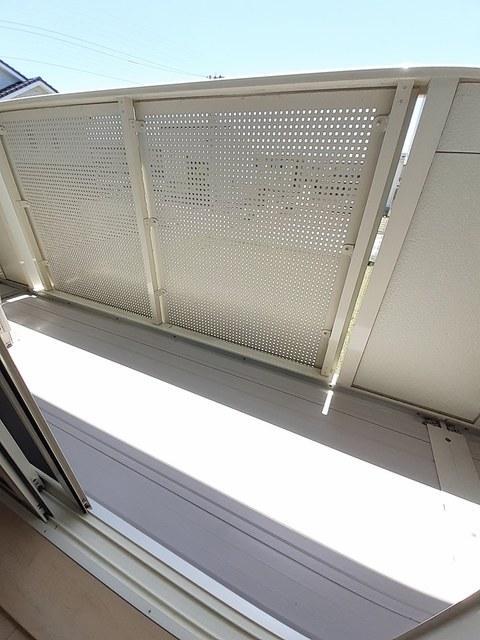 拡大写真：徳島市国府町中 2階203のベランダ