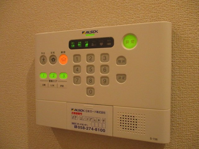 拡大写真：リバーパーク 3階303のセキュリティ