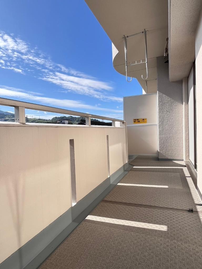 拡大写真:サンシャインハイツ 3階308のベランダ