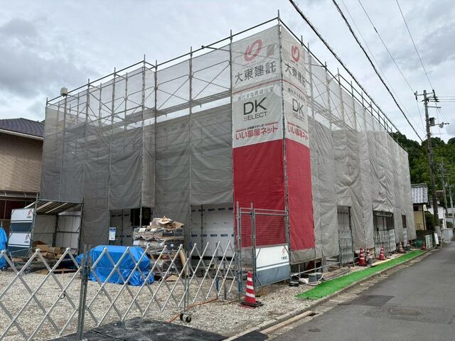 拡大写真:Heart未来 柿原 1階103の建築現場