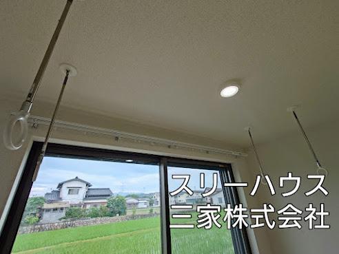 拡大写真:豊前市大字大村 1階101の室内物干し