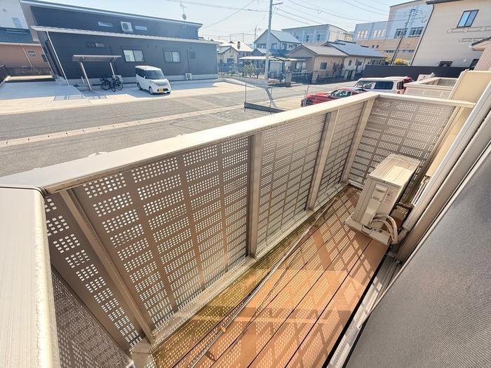 拡大写真:豊前市青豊 1階102のベランダ