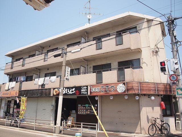 拡大写真：大阪市住吉区杉本２丁目 1Bの外観写真（昼）